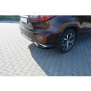 Heck Ansatz Flaps Diffusor passend für Lexus RX Mk4 T Carbon Look