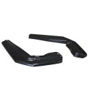 Heck Ansatz Flaps Diffusor passend für Lexus RX Mk4 T Carbon Look