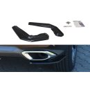 Heck Ansatz Flaps Diffusor passend für Lexus RX Mk4 T schwarz matt