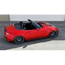 Heck Ansatz Flaps Diffusor passend für Mazda MX-5 IV Carbon Look