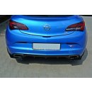 Heck Ansatz Flaps Diffusor passend für OPEL ASTRA J OPC / VXR Carbon Look