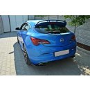 Heck Ansatz Flaps Diffusor passend für OPEL ASTRA J OPC / VXR Carbon Look