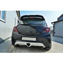 Heck Ansatz Flaps Diffusor passend für OPEL CORSA D OPC / VXR Carbon Look