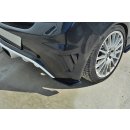 Heck Ansatz Flaps Diffusor passend für OPEL CORSA D OPC / VXR schwarz Hochglanz