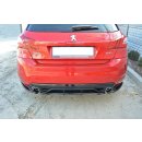 Heck Ansatz Flaps Diffusor passend für PEUGEOT 308 II GTI Carbon Look