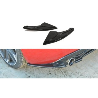 Heck Ansatz Flaps Diffusor passend für PEUGEOT 308 II GTI schwarz Hochglanz