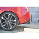 Heck Ansatz Flaps Diffusor passend für PEUGEOT 308 II GTI schwarz Hochglanz