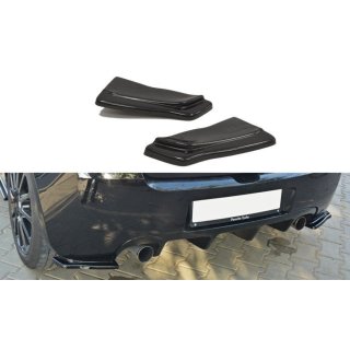 Heck Ansatz Flaps Diffusor passend für RENAULT CLIO III RS schwarz Hochglanz