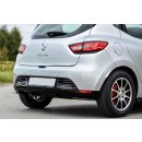 Heck Ansatz Flaps Diffusor passend für Renault Clio Mk4 Carbon Look