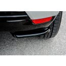 Heck Ansatz Flaps Diffusor passend für Renault Clio Mk4 schwarz Hochglanz