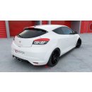 Heck Ansatz Flaps Diffusor passend für RENAULT MEGANE 3 RS Carbon Look