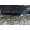 Heck Ansatz Flaps Diffusor passend für Skoda Octavia RS Mk3 / Mk3 FL Hatchback / Kombi schwarz Hochglanz