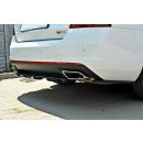 Heck Ansatz Flaps Diffusor passend für Skoda Octavia RS Mk3 / Mk3 FL Hatchback / Kombi schwarz Hochglanz