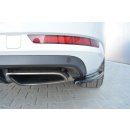 Heck Ansatz Flaps Diffusor passend für SKODA SUPERB III Carbon Look