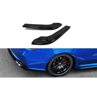 Heck Ansatz Flaps Diffusor passend für SUBARU WRX STI schwarz Hochglanz