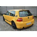 Heck Ansatz Flaps Diffusor passend für VW GOLF 4 R32 Carbon Look