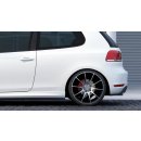 Heck Ansatz Flaps Diffusor passend für VW GOLF 6 GTI 35TH schwarz Hochglanz