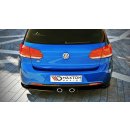 Heck Ansatz Flaps Diffusor passend für VW GOLF 6 R Carbon Look