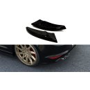 Heck Ansatz Flaps Diffusor passend für VW GOLF 7 R Carbon Look