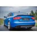 Spoiler CAP passend für Audi A4 / A4 S-Line B8 / B8 FL Sedan Carbon Look