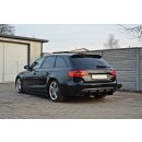 Spoiler CAP passend für Audi A4 B8 / B8 FL Avant Carbon Look