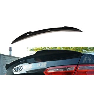 Spoiler CAP passend für Audi S5 / A5 / A5 S-Line 8T / 8T FL Coupe schwarz Hochglanz