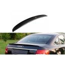 Spoiler CAP passend für Audi A6 S-line C6 Sedan schwarz Hochglanz