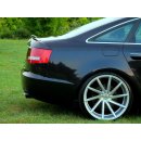 Spoiler CAP passend für Audi A6 S-line C6 Sedan schwarz Hochglanz