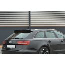 Spoiler CAP passend für Audi A6 C7 Avant schwarz matt