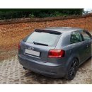 Spoiler CAP passend für Audi A3 8P / 8P FL schwarz Hochglanz