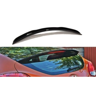 Spoiler CAP passend für Hyundai Veloster schwarz Hochglanz