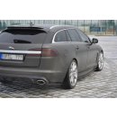 Spoiler CAP passend für JAGUAR XF X250 SPORTBRAKE schwarz matt