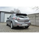 Spoiler CAP passend für MAZDA 3 MK2 SPORT (vor Facelift) Carbon Look