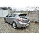 Spoiler CAP passend für MAZDA 3 MK2 SPORT (vor Facelift) schwarz matt