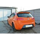 Spoiler CAP passend für SEAT LEON MK2 CUPRA / FR Facelift schwarz matt