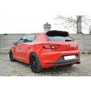 Spoiler CAP passend für SEAT LEON III CUPRA schwarz Hochglanz