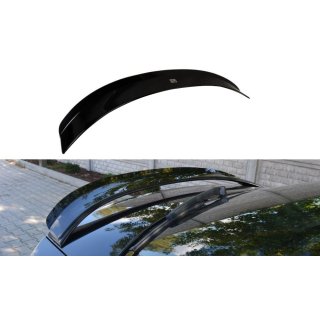 Spoiler CAP passend für Skoda Octavia RS Mk3 / Mk3 FL Hatchback schwarz Hochglanz