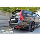 Spoiler CAP passend für VOLVO V50F R-DESIGN schwarz Hochglanz