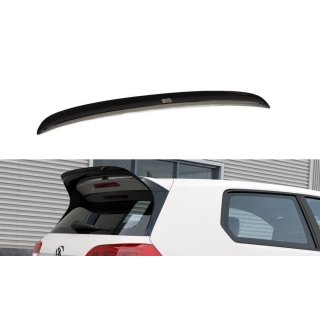 Spoiler CAP passend für VW GOLF 7 GTI CLUBSPORT schwarz Hochglanz