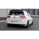 Spoiler CAP passend für VW GOLF 7 GTI CLUBSPORT schwarz Hochglanz