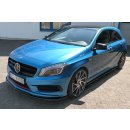 Front Ansatz passend für Mercedes W176 AMG-LINE vor Facelift Carbon Look