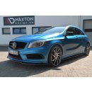 Front Ansatz passend für Mercedes W176 AMG-LINE vor Facelift Carbon Look