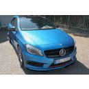 Front Ansatz passend für Mercedes W176 AMG-LINE vor Facelift Carbon Look