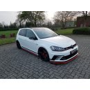 Front Ansatz passend für VW GOLF Mk7 GTI CLUBSPORT Carbon Look