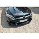 Front Ansatz V.1 passend für Mercedes C-Klasse S205 63 AMG Kombi schwarz Hochglanz