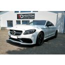 Front Ansatz V.1 passend für Mercedes C-Klasse C205 63 AMG Coupe schwarz Hochglanz