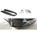 Heck Ansatz Flaps Diffusor passend für Mercedes C-Klasse S205 63 AMG Kombi Carbon Look