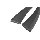 Heck Ansatz Flaps Diffusor passend für Mercedes C-Klasse C205 63 AMG Coupe schwarz matt