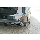 Heck Ansatz Flaps Diffusor passend für Mercedes C-Klasse S205 63 AMG Kombi schwarz Hochglanz