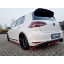 Heck Ansatz Flaps Diffusor passend für VW GOLF Mk7...